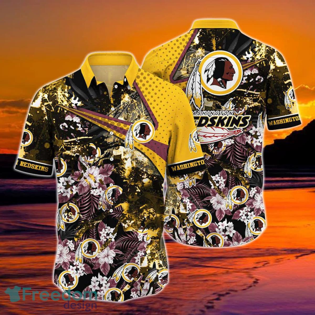 Washington Redskins NFL Hawaiian Shirt Tropical Pattern New Hot Trend Summer For Sports Fans NFL Product Photo 1