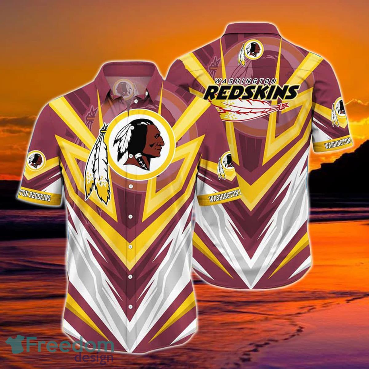 Washington Redskins NFL Hawaiian Shirts - Bring the Spirit of the Team to Your Summer Adventures Product Photo 1