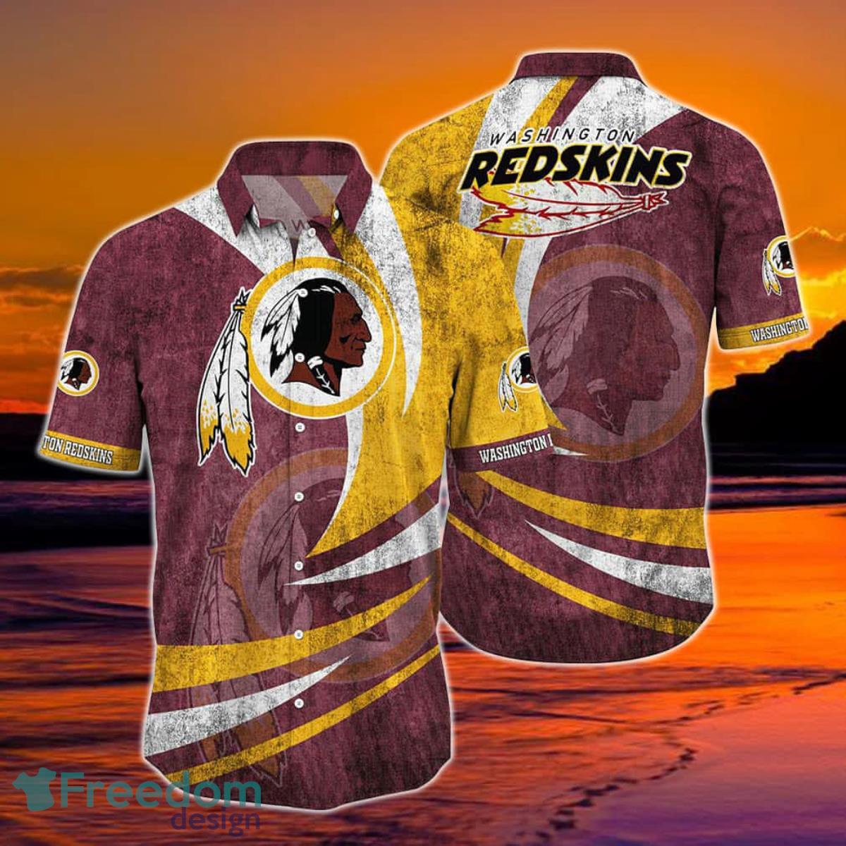 Washington Redskins NFL Hawaiian Shirts - Make Your Summer More Fun and Exciting Product Photo 1