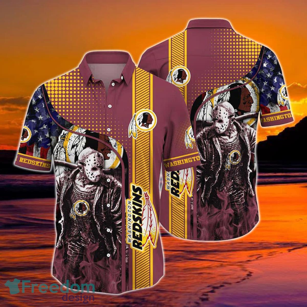 Washington Redskins NFL Hawaiian Shirts - Show Your Team Spirit and Style in 2023 Product Photo 1