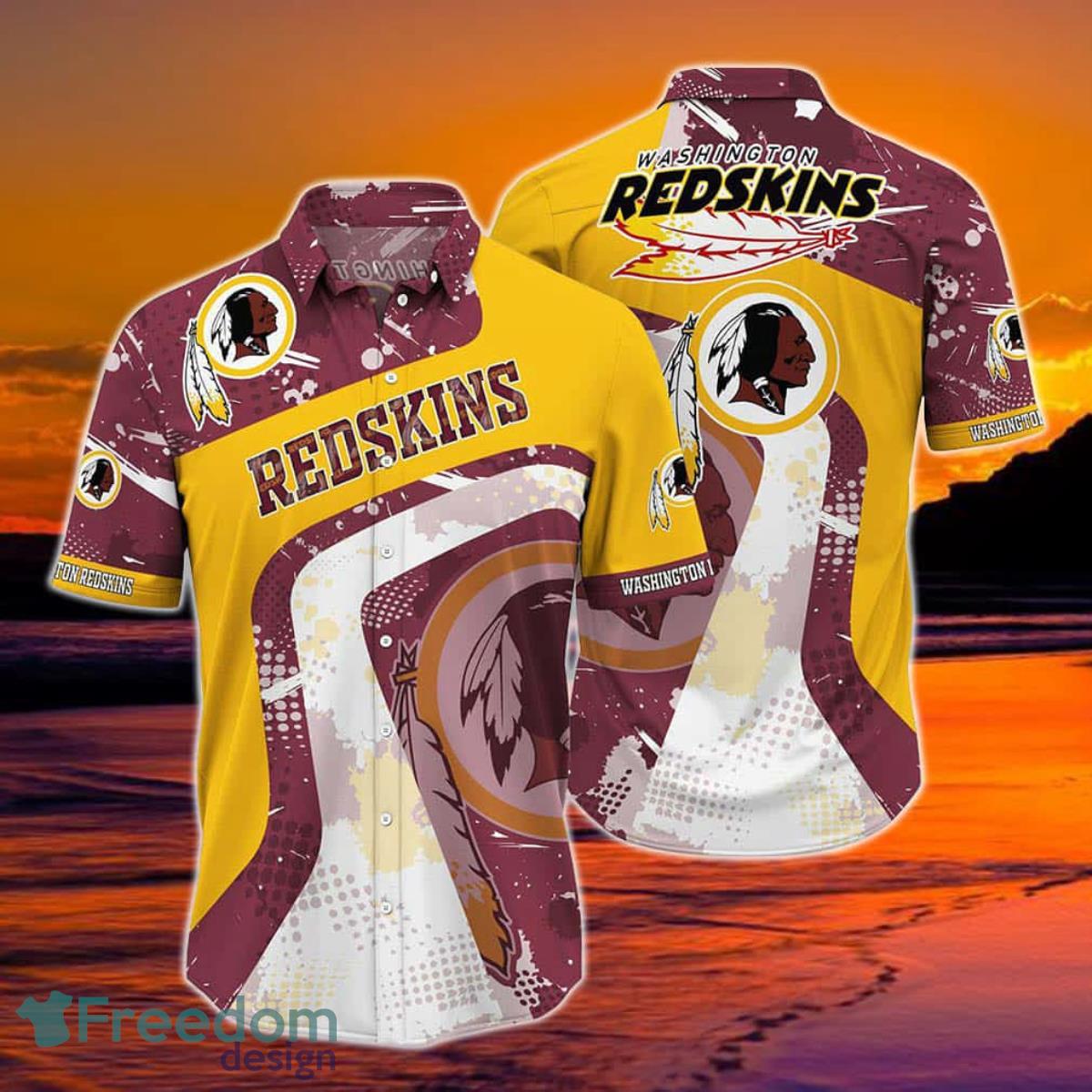 Washington Redskins NFL Summer Hawaiian Shirt New Collection Gift For Sports Fans NFL Product Photo 1