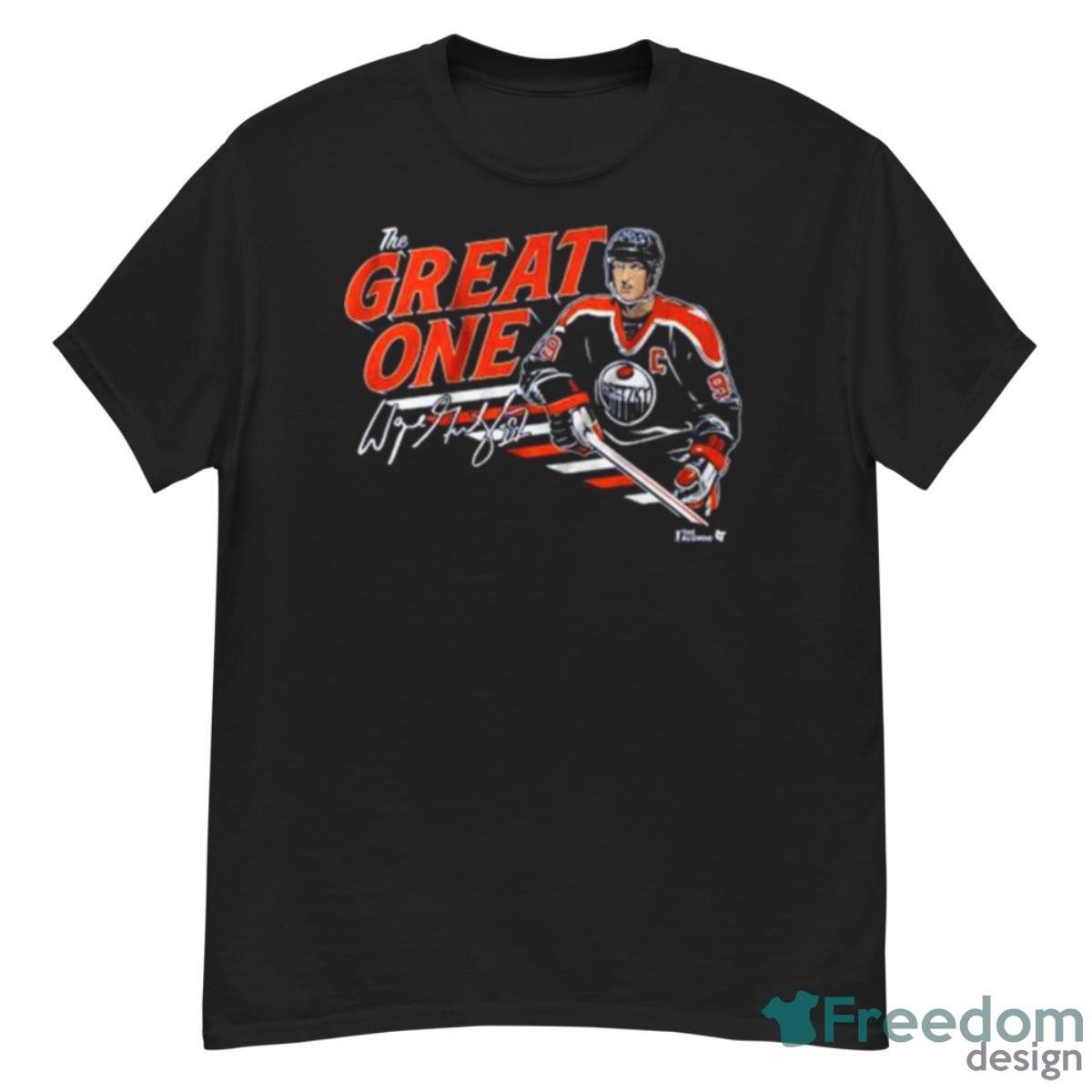 Wayne Gretzky Edmonton Oilers The Great One Signature Shirt - G500 Men’s Classic T-Shirt