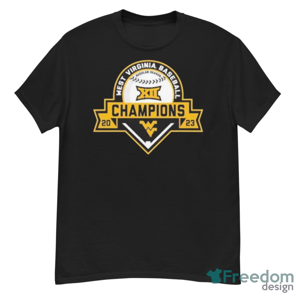 West Virginia Mountaineers 2023 Big 12 Baseball Regular Season Champions Shirt - G500 Men’s Classic T-Shirt
