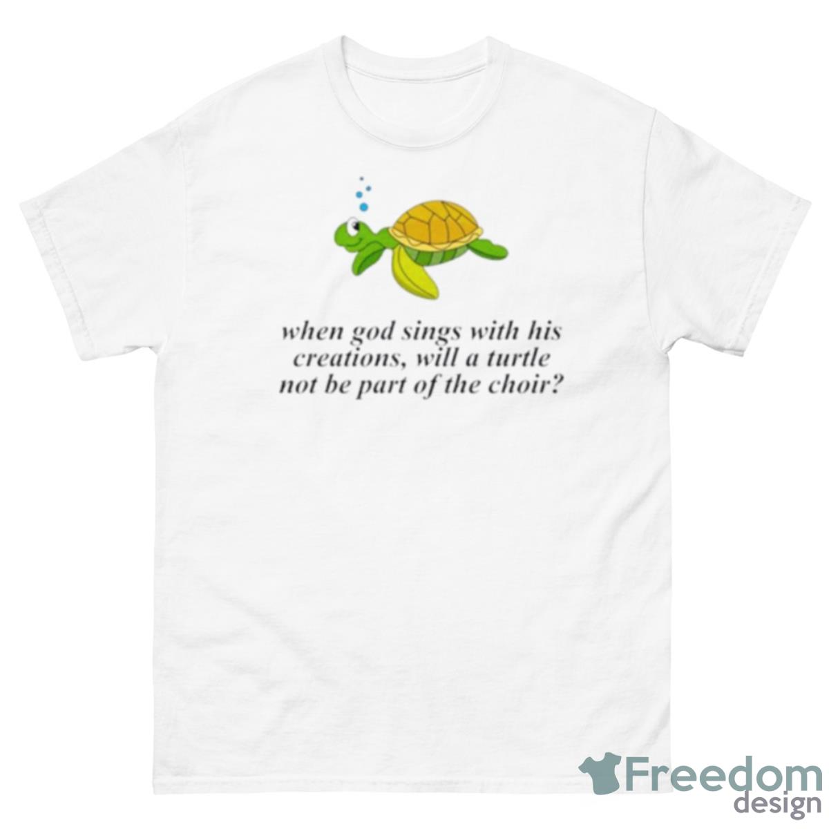 When God Sings With His Creations Shirt - 500 Men’s Classic Tee Gildan