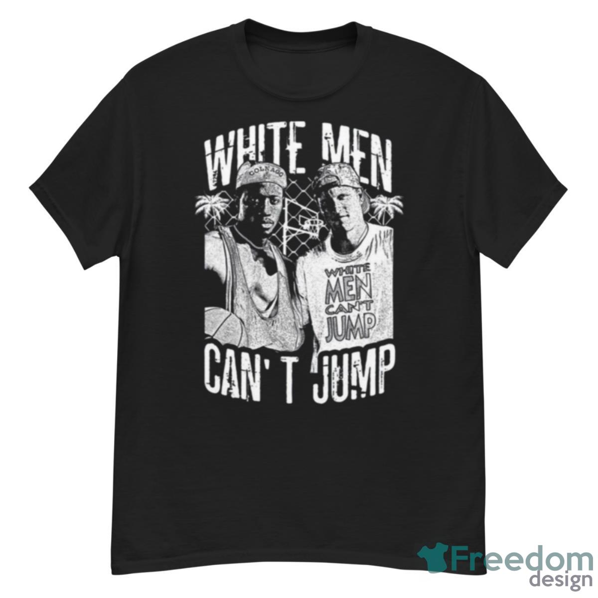 White Collage Design White Men Can’t Jump Shirt - G500 Men’s Classic T-Shirt