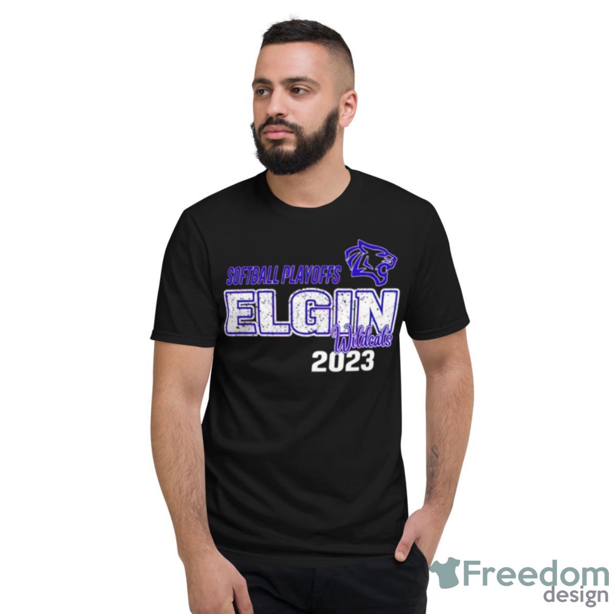 Wildcats Elgin Softball 2023 Playoffs Shirt - Short Sleeve T-Shirt