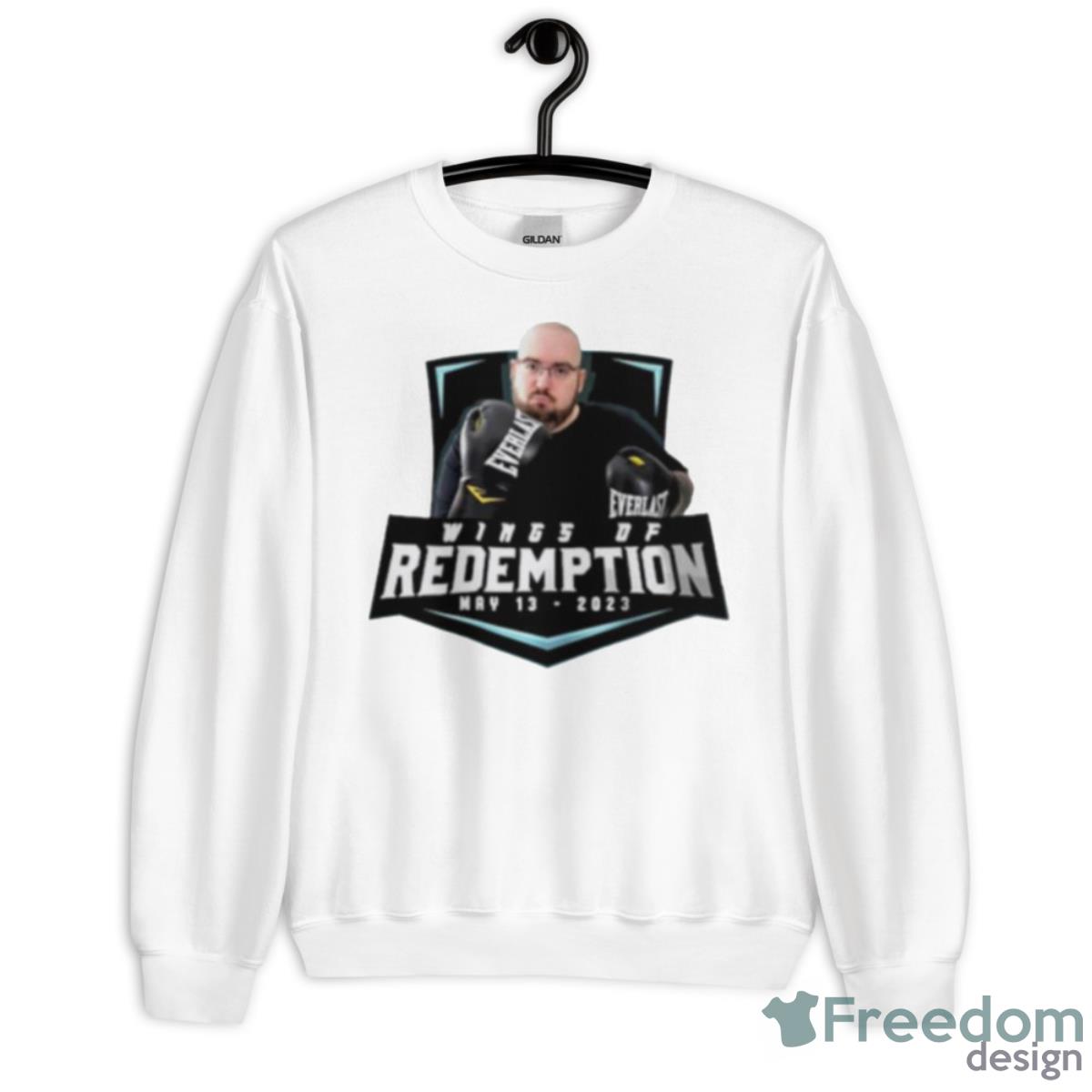 Wings Of Redemption Fight May 13 2023 Shirt - Unisex Heavy Blend Crewneck Sweatshirt