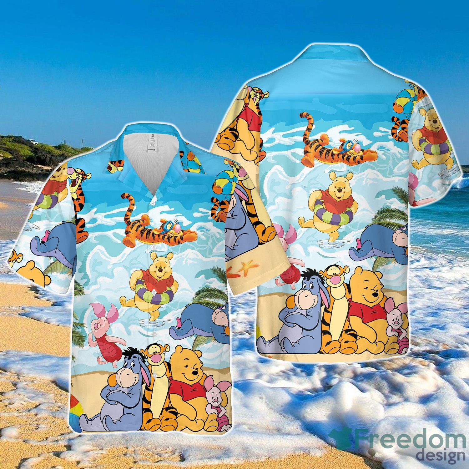 Winnie The Pooh Hawaiian Shirt Cartoon Hawaiian For Men And Women Product Photo 1