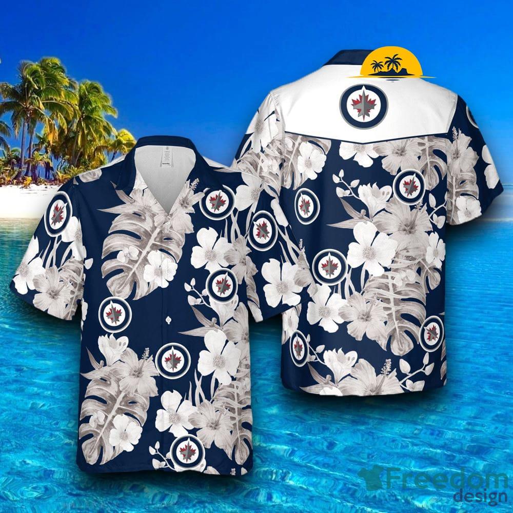 NHL Winnipeg Jets Design Logo 1 Hawaiian Shirt For Men And Women -  Freedomdesign