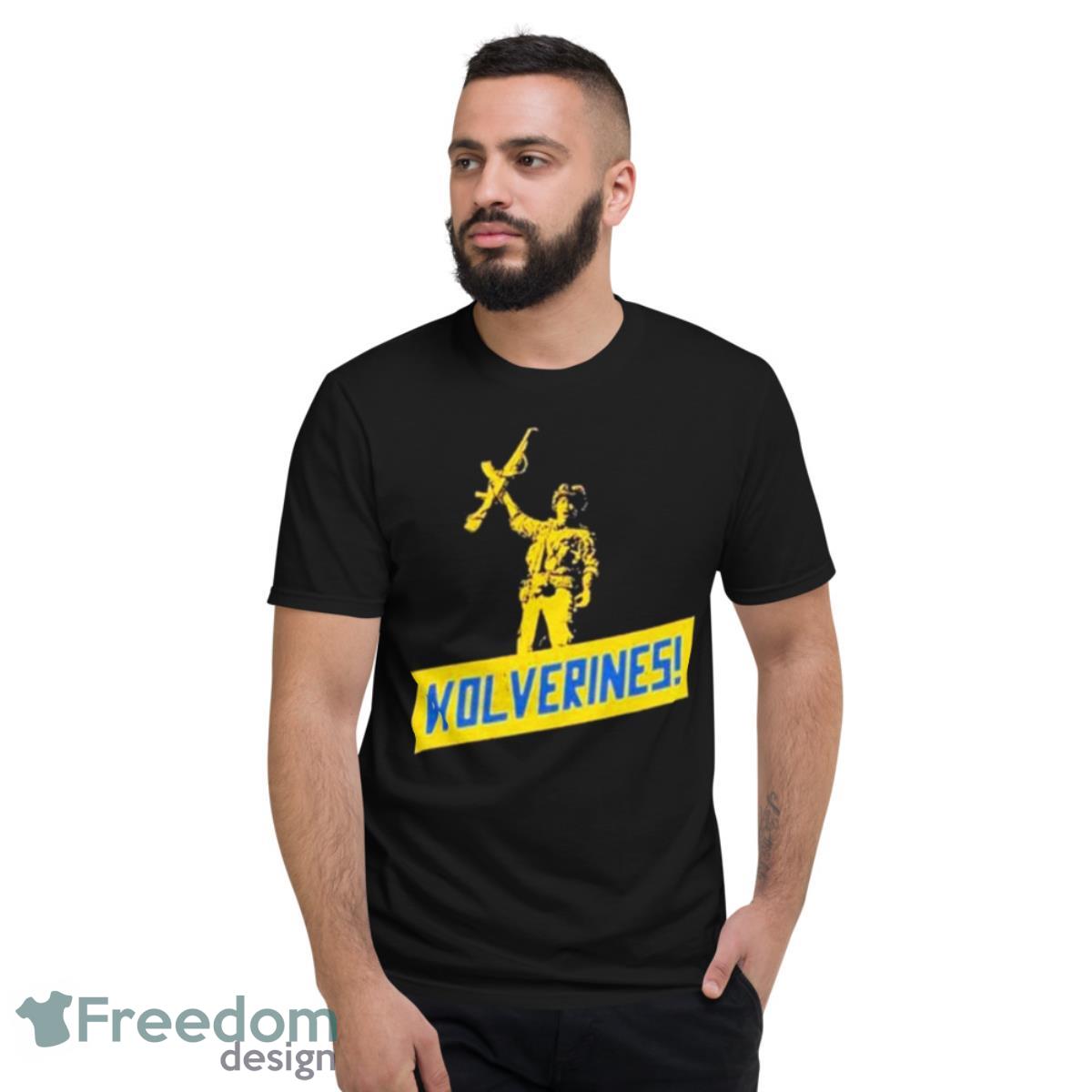 Wolverines Support Ukraine Shirt - Short Sleeve T-Shirt