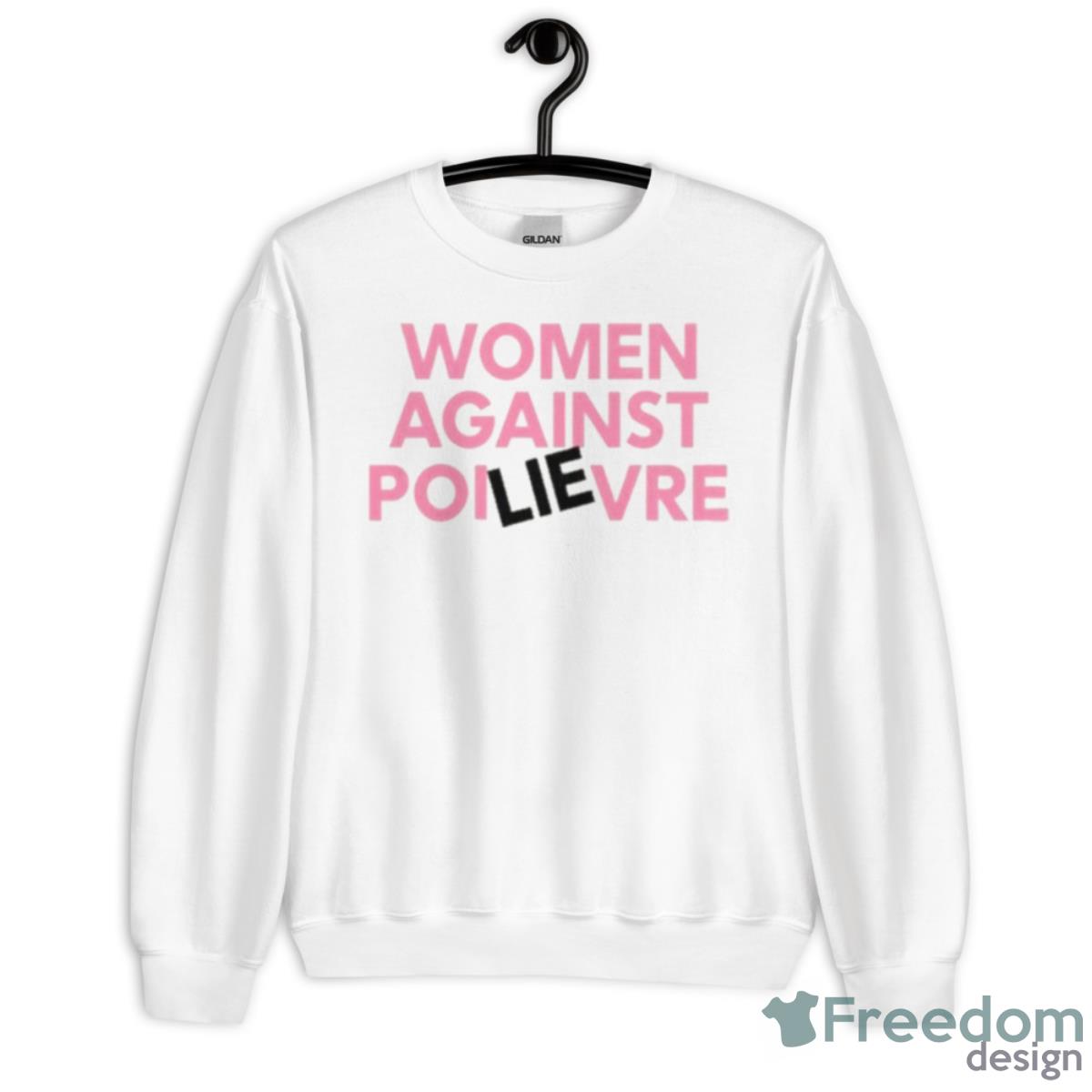 Women Against Poilievre 2023 Shirt - Unisex Heavy Blend Crewneck Sweatshirt