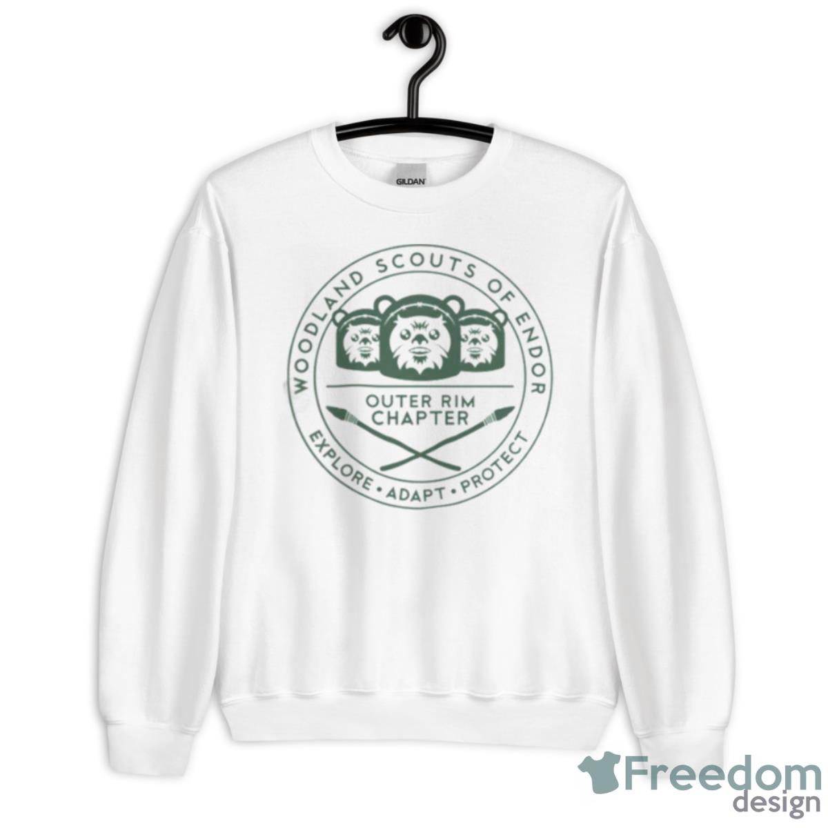 Woodland Scouts Of Endor Shirt - Unisex Heavy Blend Crewneck Sweatshirt