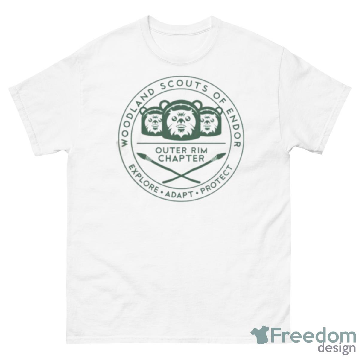 Woodland Scouts Of Endor Shirt - 500 Men’s Classic Tee Gildan