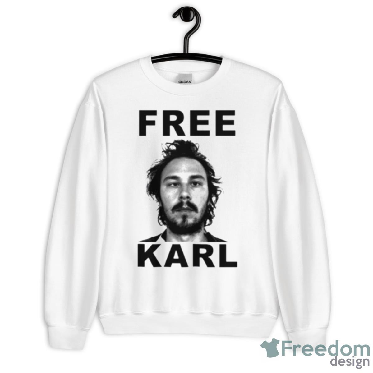 Workaholics Free Karl Mug Shot Shirt - Unisex Heavy Blend Crewneck Sweatshirt