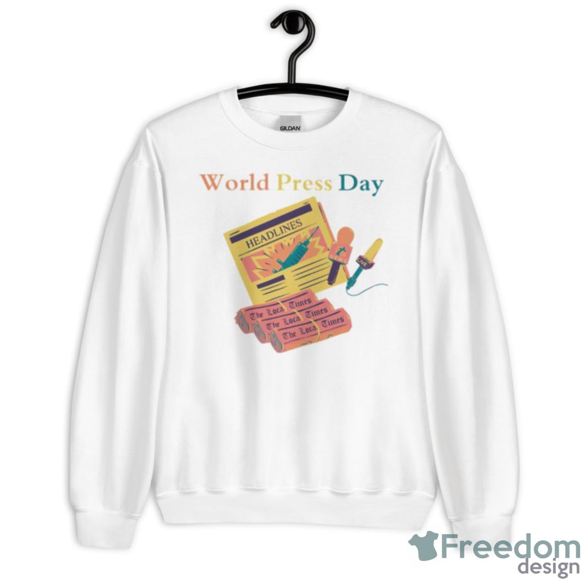 World Press Day Shirt - Unisex Heavy Blend Crewneck Sweatshirt