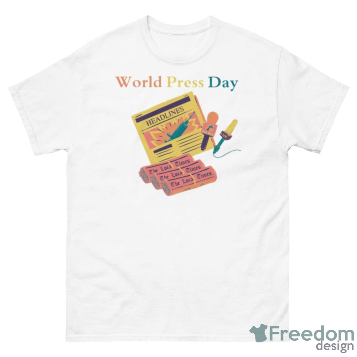 World Press Day Shirt - 500 Men’s Classic Tee Gildan