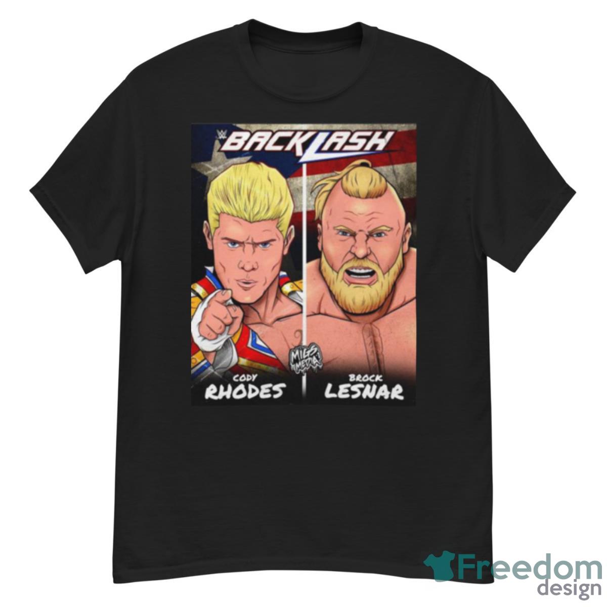 Wwe Backlash Cody Rhodes Battles The Beast Brock Lesnar In San Juan Puerto Rico T Shirt - G500 Men’s Classic T-Shirt