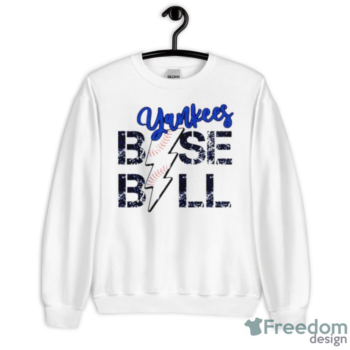 Yankees Thunder Baseball Shirt - Unisex Heavy Blend Crewneck Sweatshirt