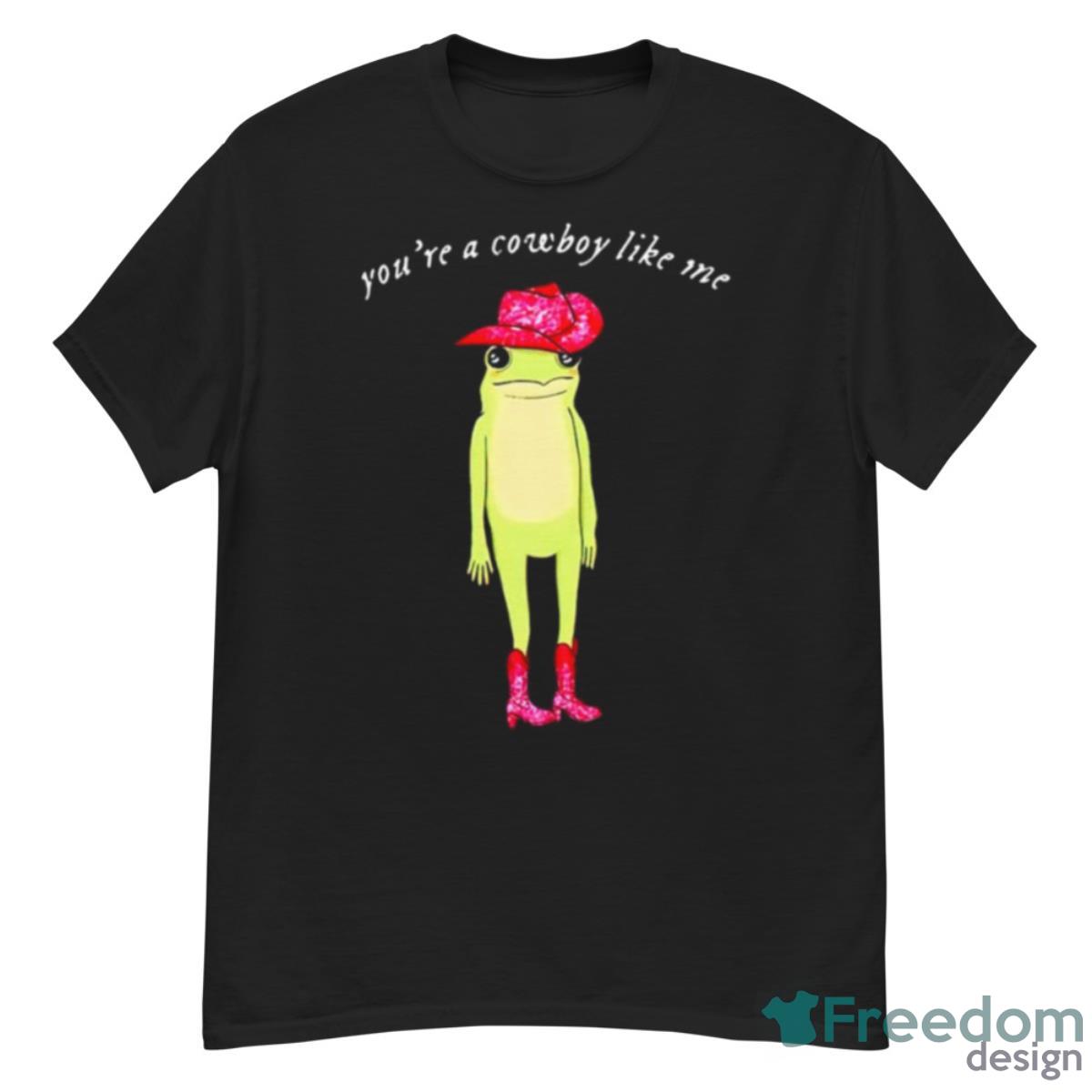 You’re A Cowboy Like Me Funny Frog Pink Cowboy Shirt - G500 Men’s Classic T-Shirt