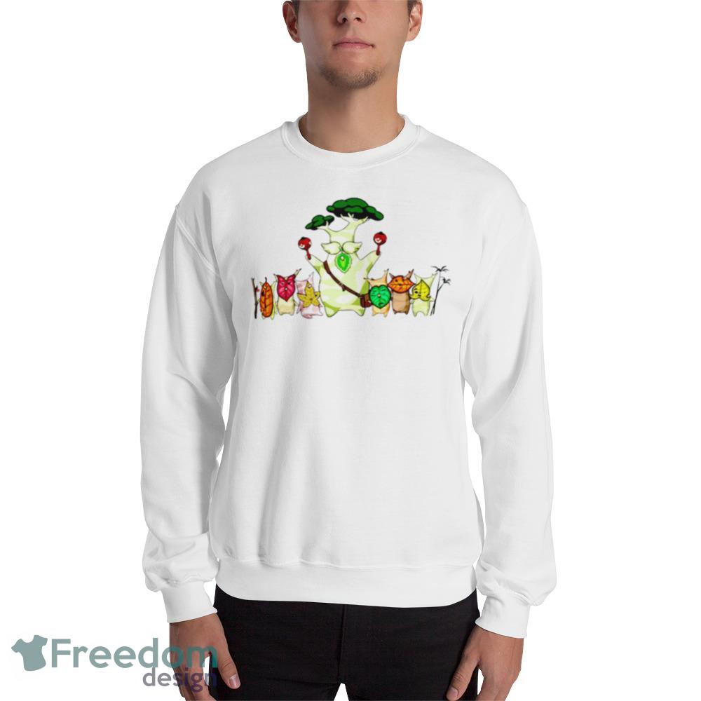 Zelda Korok Hylian Tri Force White T Shirt For Men And Women - 18000 Unisex Heavy Blend Crewneck Sweatshirt