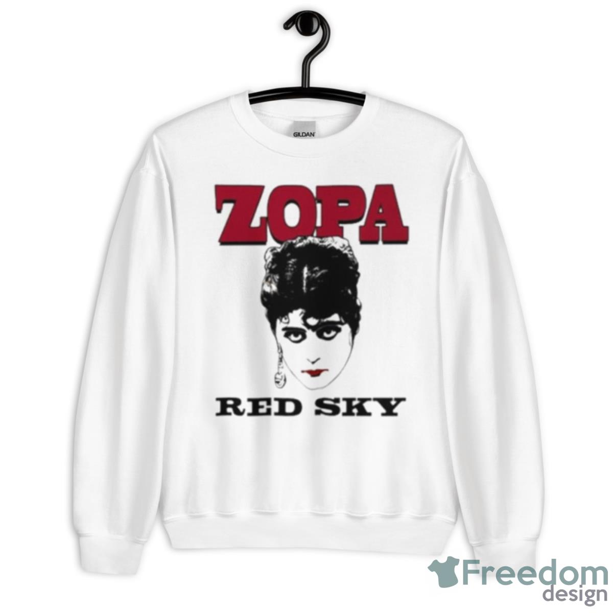 Zopa Red Sky Shirt - Unisex Heavy Blend Crewneck Sweatshirt