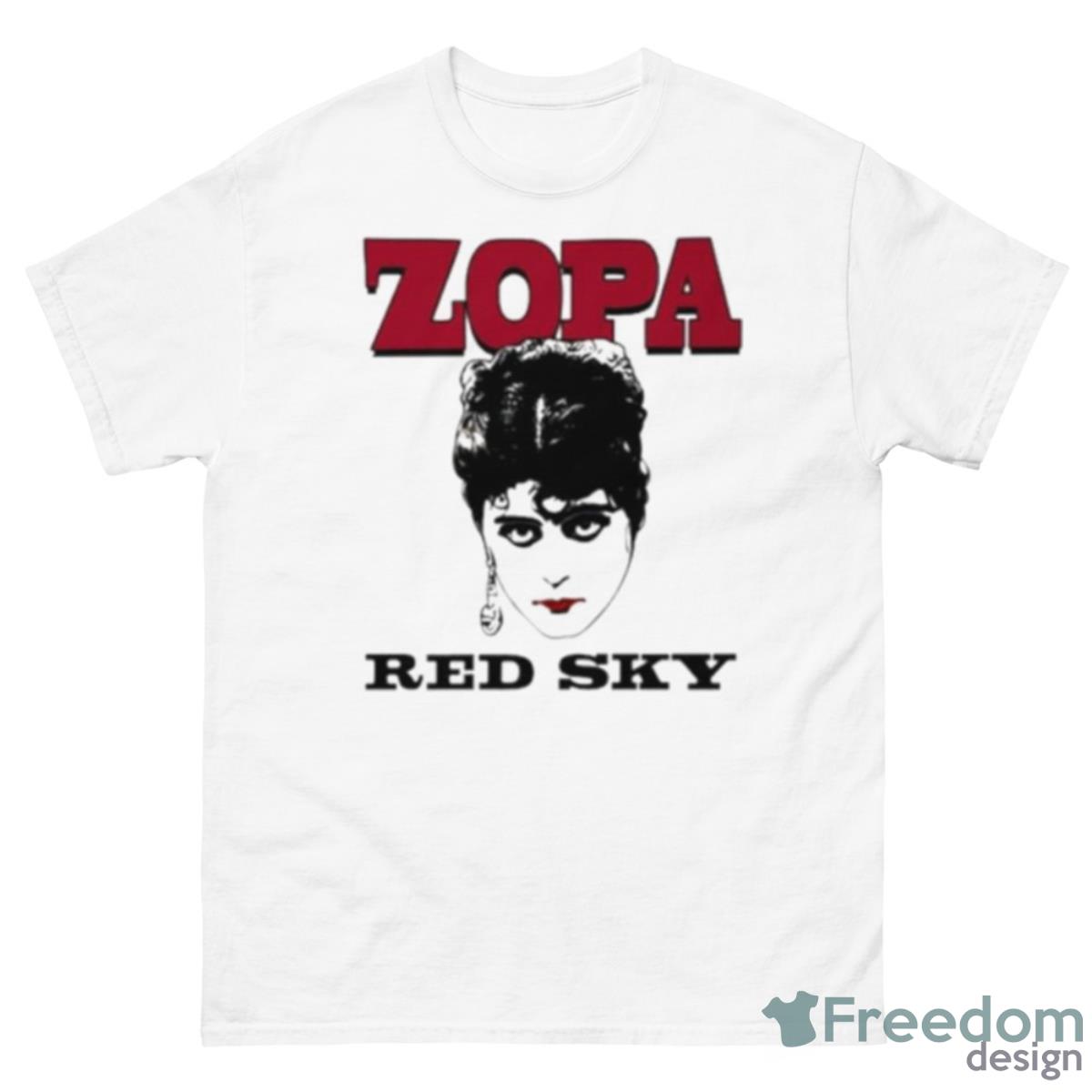 Zopa Red Sky Shirt - 500 Men’s Classic Tee Gildan