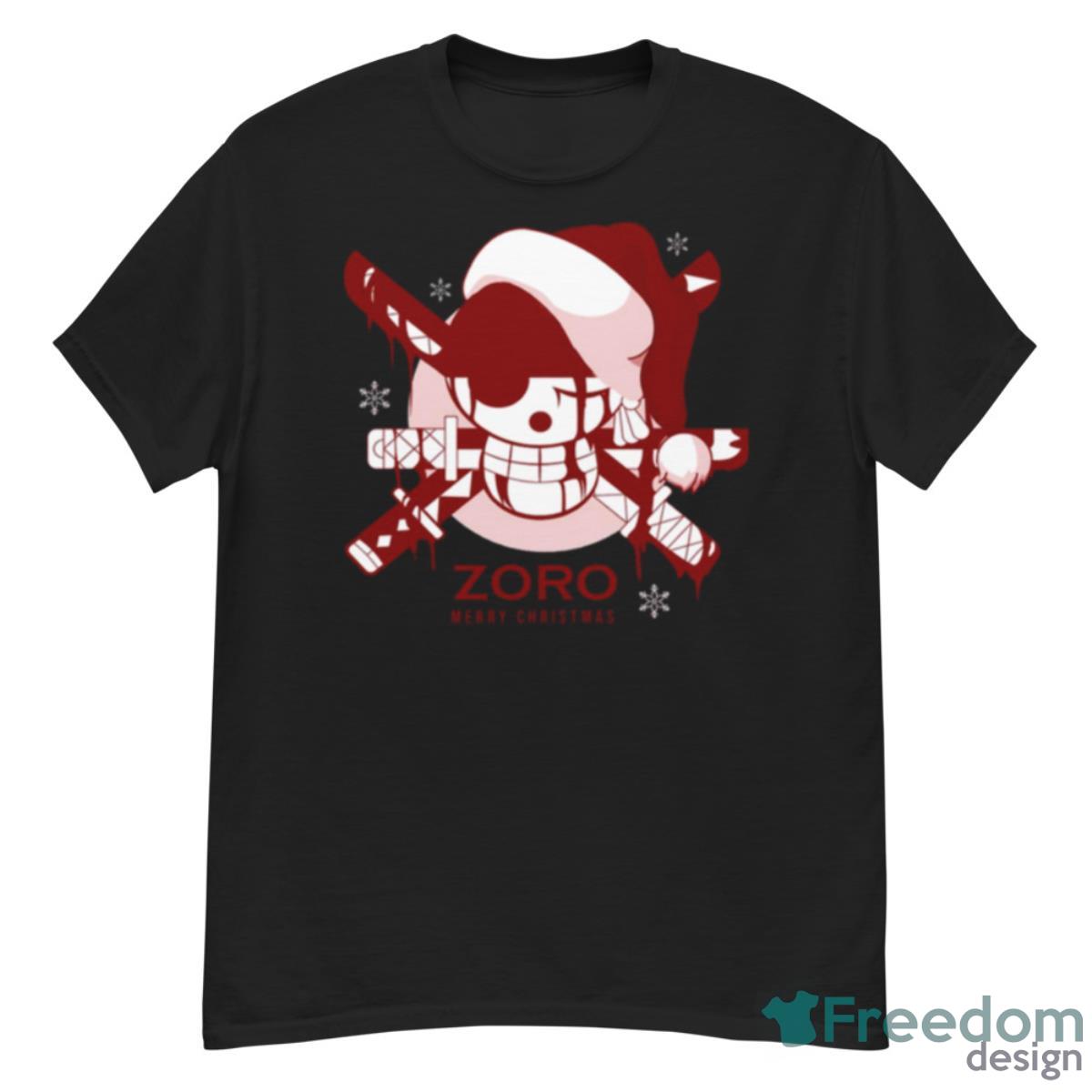 Zoro Merry Christmas One Piece Christmas Shirt - G500 Men’s Classic T-Shirt