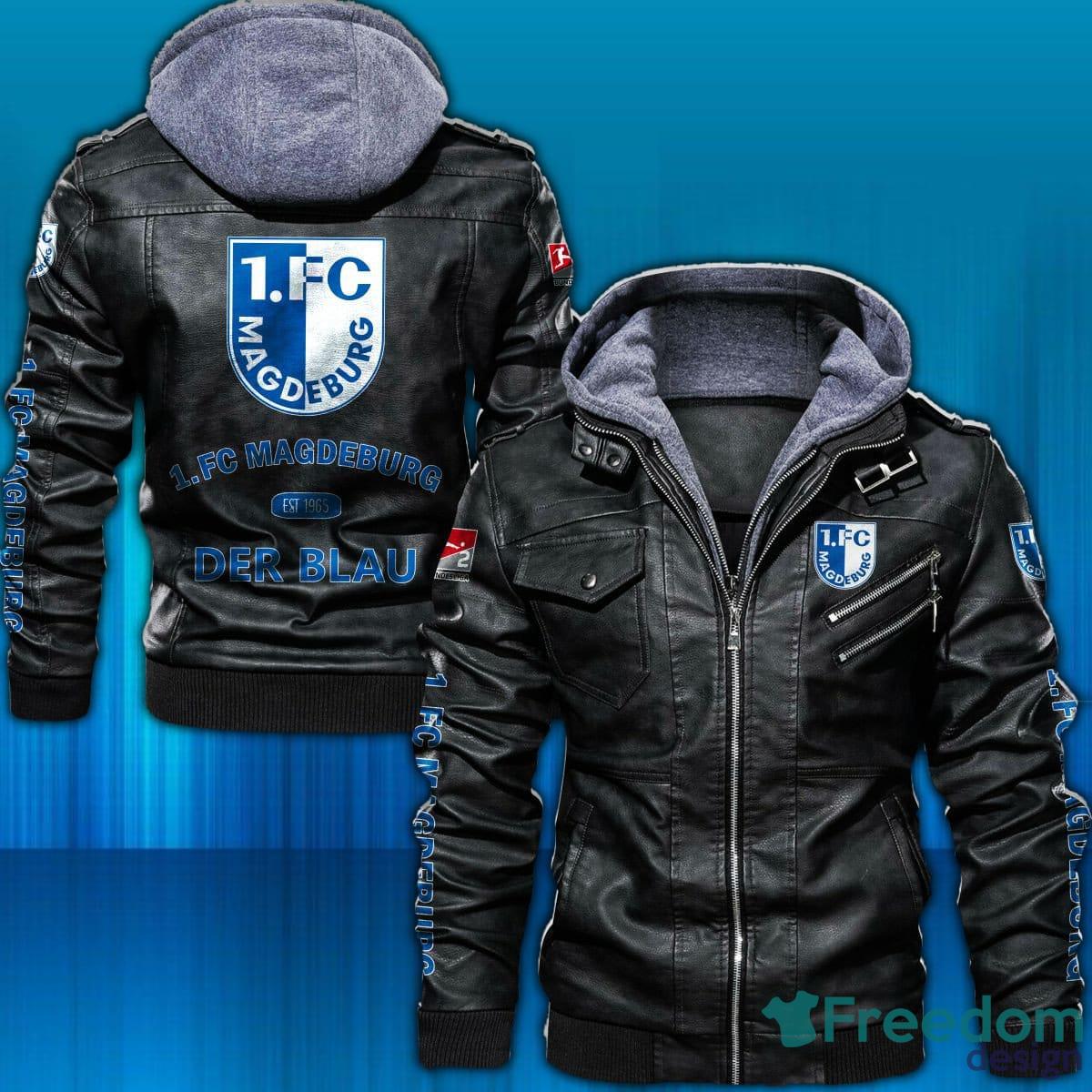 1 FC Magdeburg Logo Bundesliga Leather Jacket For Men And Women - 1. FC Magdeburg WINC1465 Leather Jacket_1 1 FC Magdeburg Logo Bundesliga Leather Jacket For Men And Women - 1. FC Magdeburg WINC1465 Leather Jacket_1