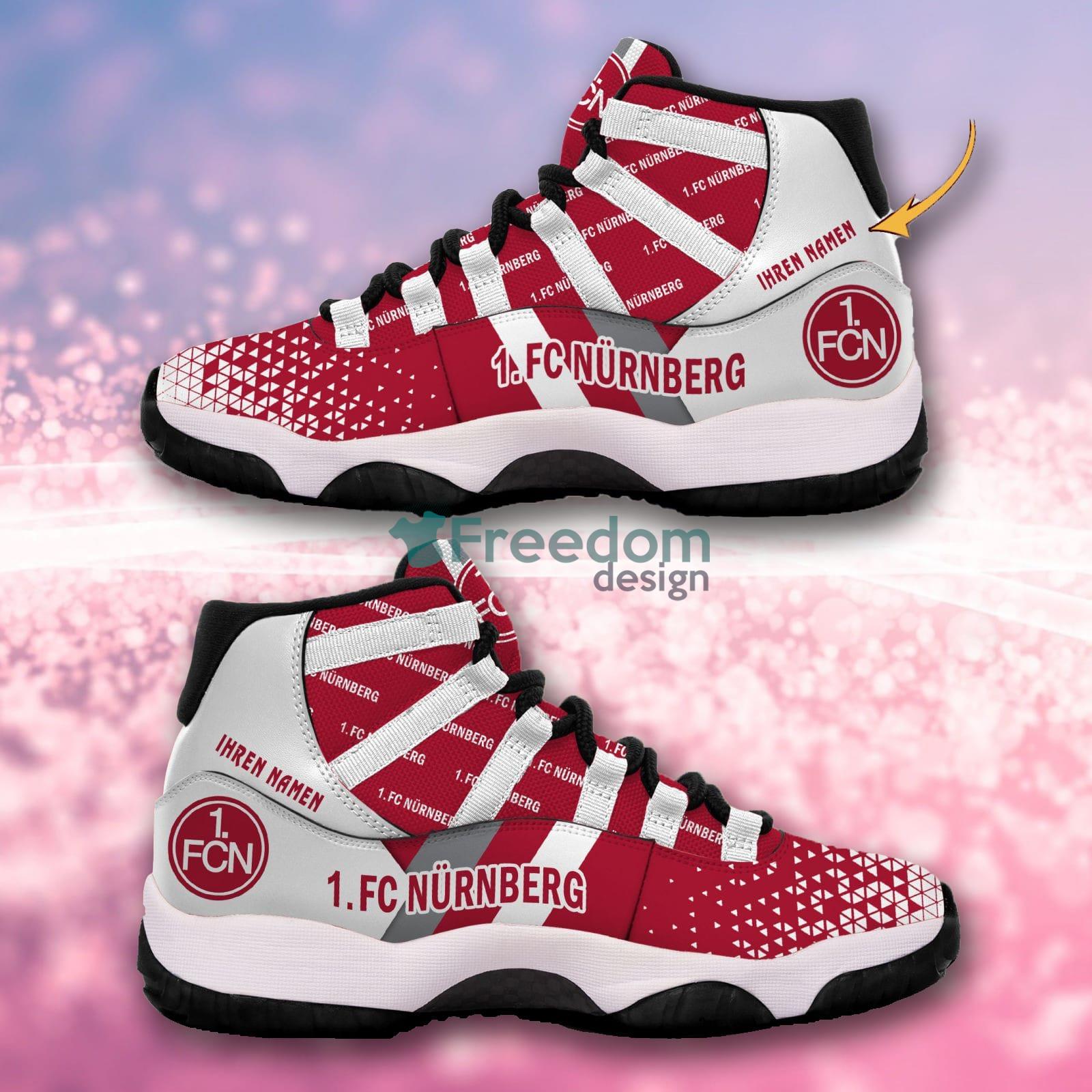 1. FC Nurnberg Bundesliga Logo Custom Name Air Jordan 11 Sneakers -  Freedomdesign