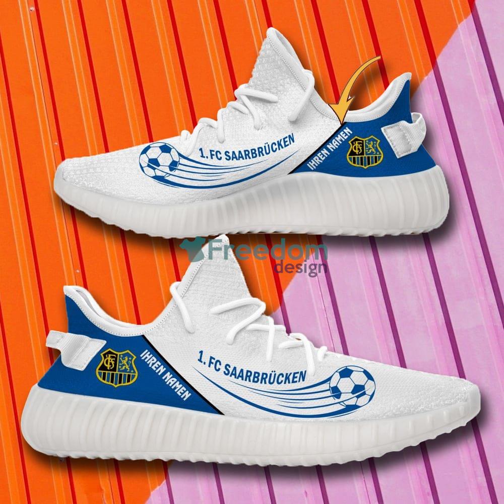 1. FC Saarbrucken Bundesliga Yeezy Shoes Custom Name - 1. FC Saarbrucken_1