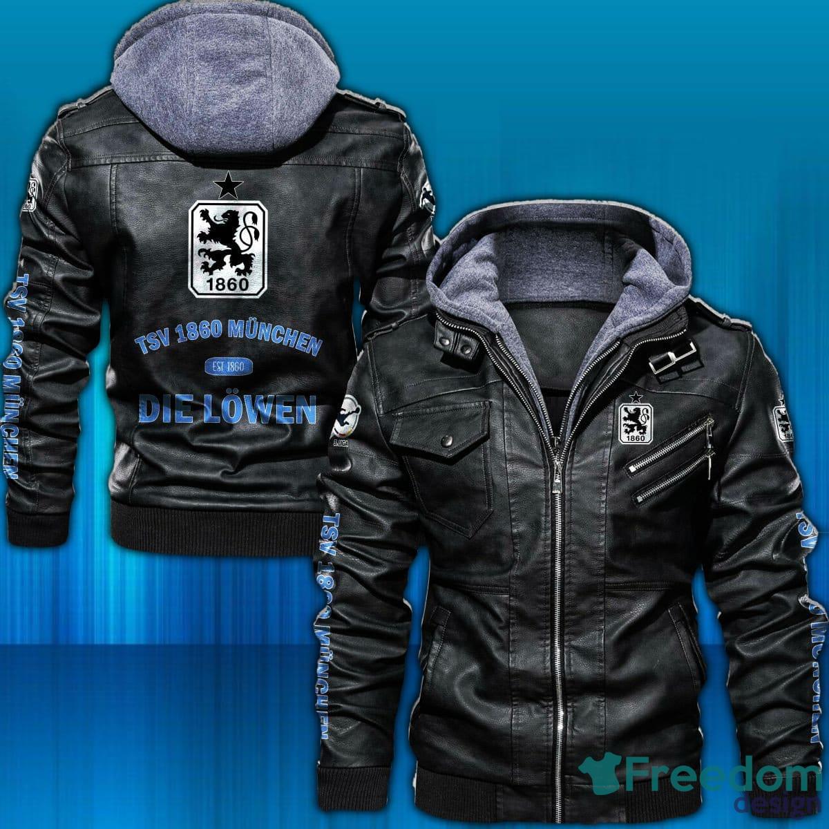 1860 Munich Logo Bundesliga Leather Jacket For Men And Women - 1860 Munich WINC1482 Leather Jacket_1 1860 Munich Logo Bundesliga Leather Jacket For Men And Women - 1860 Munich WINC1482 Leather Jacket_1