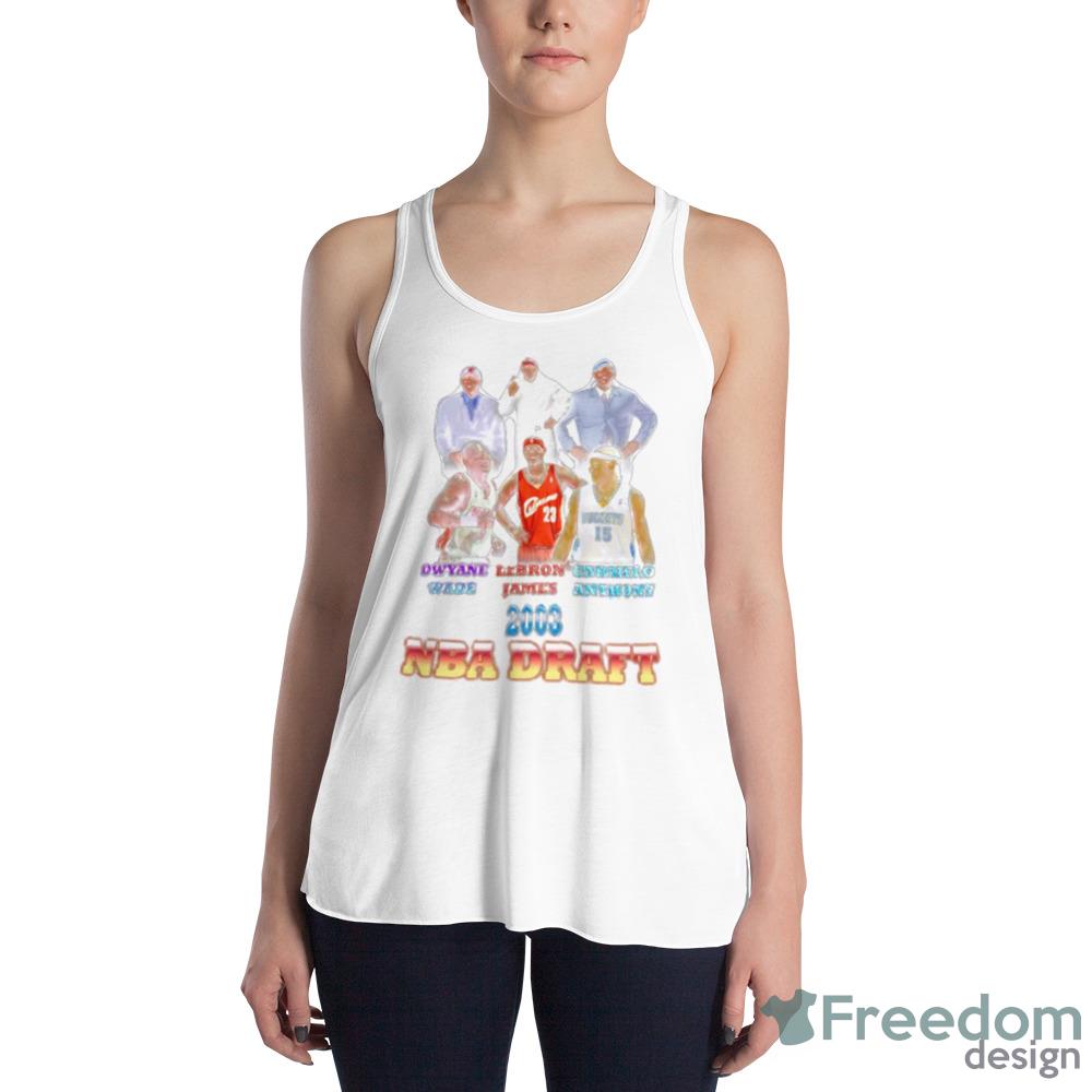 2003 Draft Basketball Players Legend Design Shirts - 8800 Womens Flowy Racerback Tank 2003 Draft Basketball Players Legend Design Shirts - 8800 Womens Flowy Racerback Tank