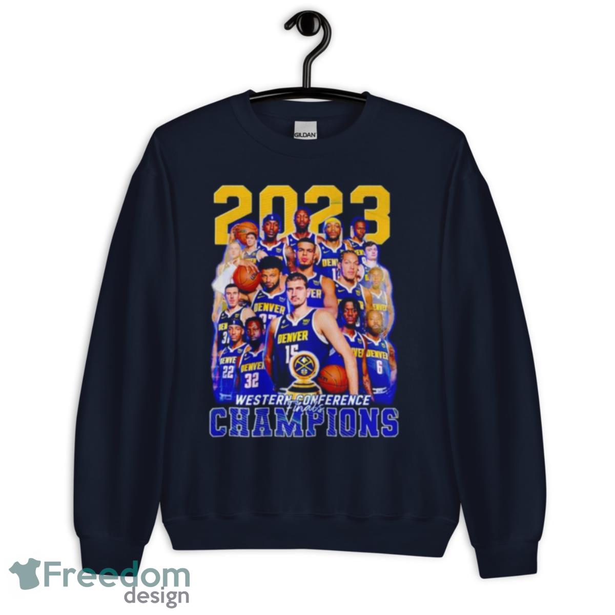 2023 Denver Nuggets Western Conference Final Champions Shirt - Unisex Crewneck Sweatshirt-1