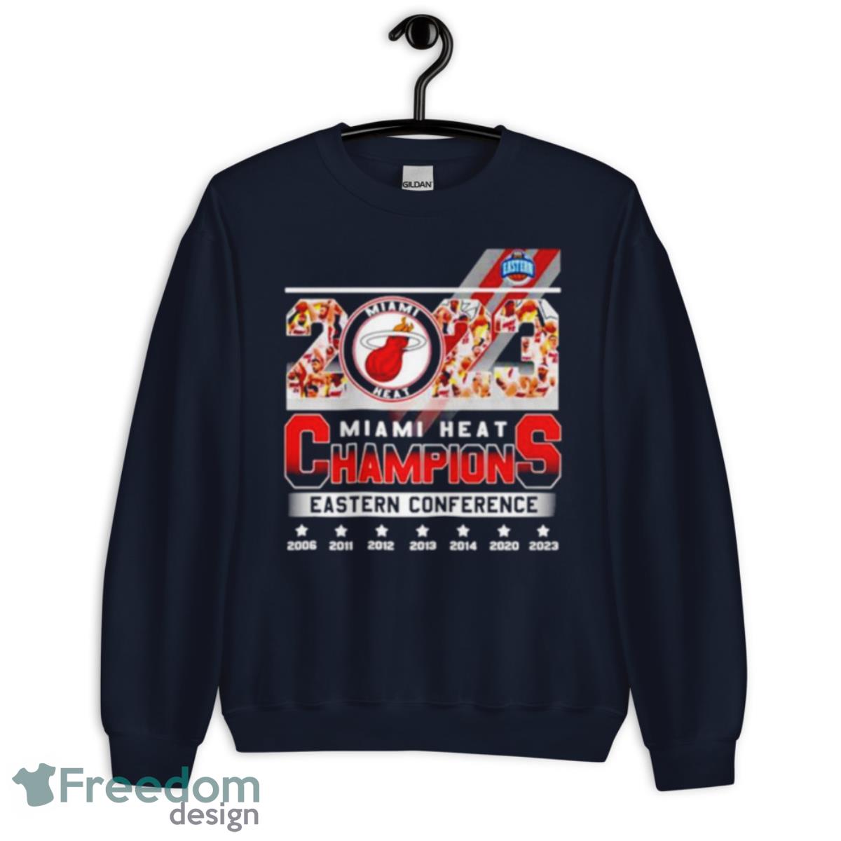 2023 Miami Heat Champions Eastern Conference Shirt - Unisex Crewneck Sweatshirt-1