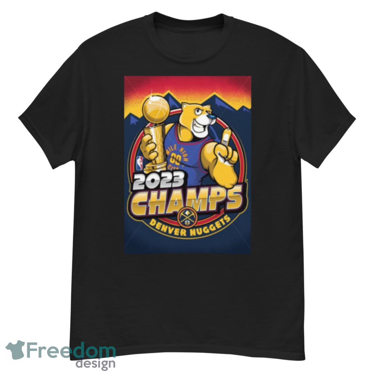 2023 NBA Champs Are Denver Nuggets Champions Art By Fan Shirt - G500 Men’s Classic T-Shirt