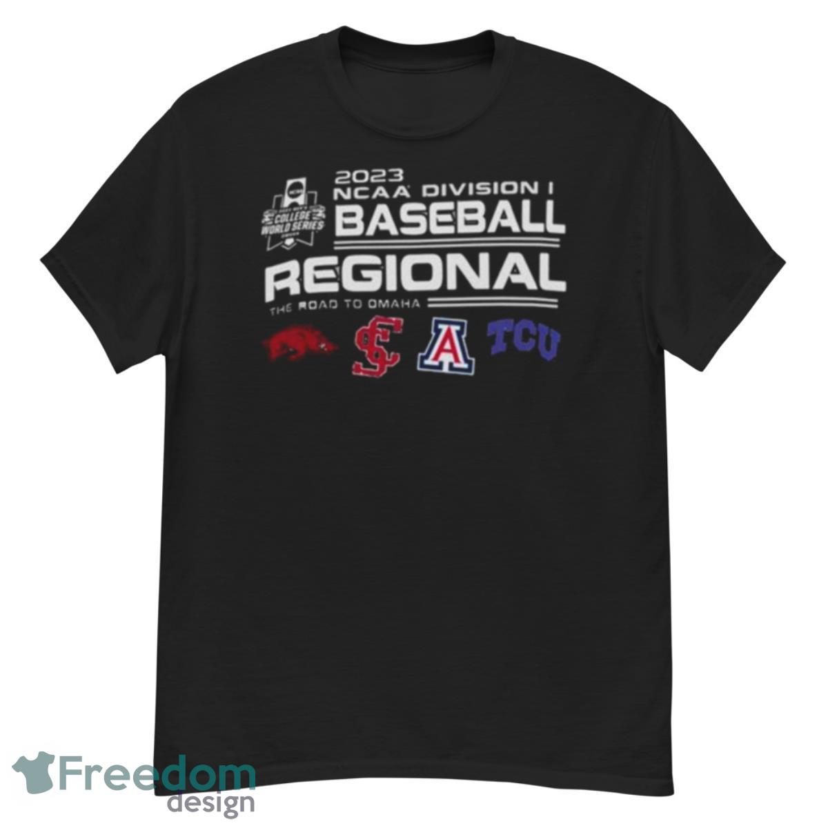 2023 NCAA Division I Baseball Regional The Road To Omaha Four Team Shirt - G500 Men’s Classic T-Shirt