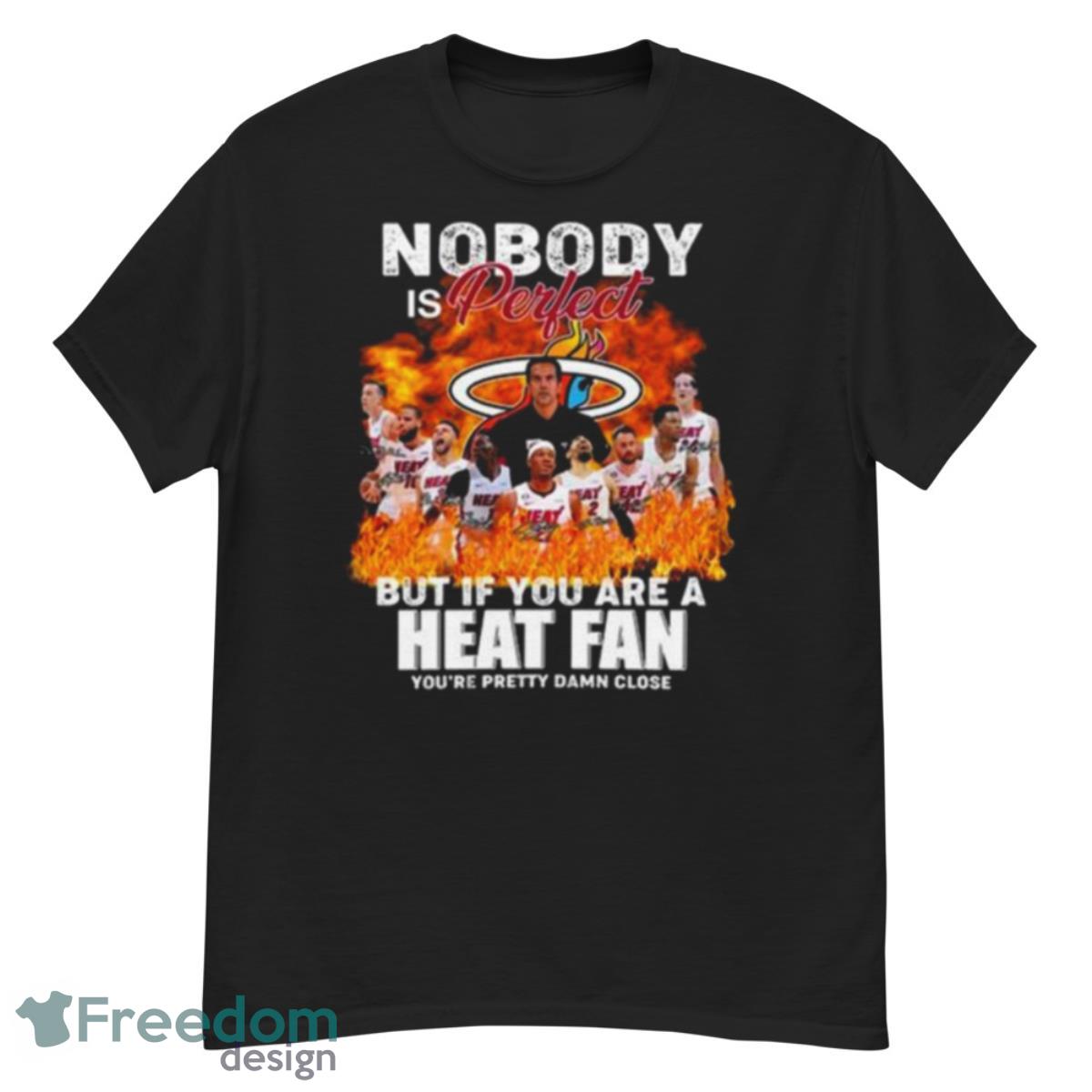 2023 Nobody Is Perfect But If You Are A Heat Fan You’re Pretty Damn Close Signatures Shirt - G500 Men’s Classic T-Shirt