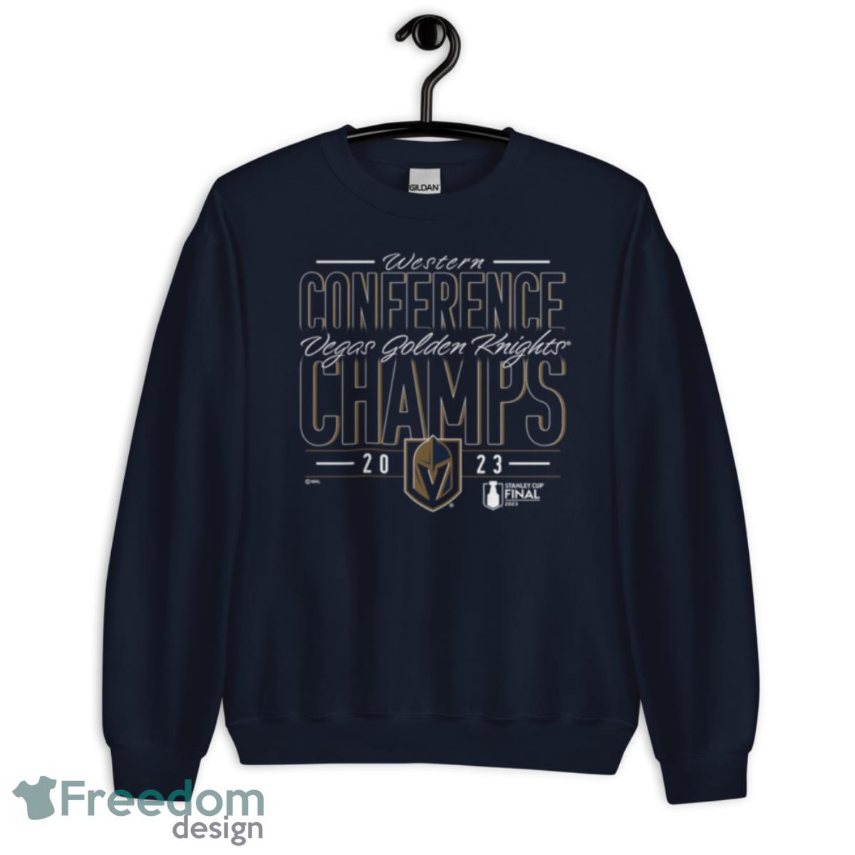 2023 Western Conference Champions Goal Vegas Golden Knights Stanley Cup Final Shirt - Unisex Crewneck Sweatshirt-1