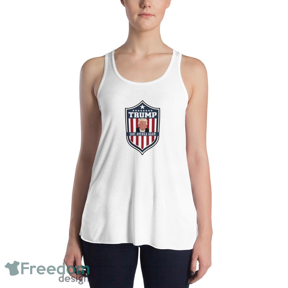 2024 Trump Save America Again Funny White T Shirt image 2024 Trump Save America Again Funny White T Shirt