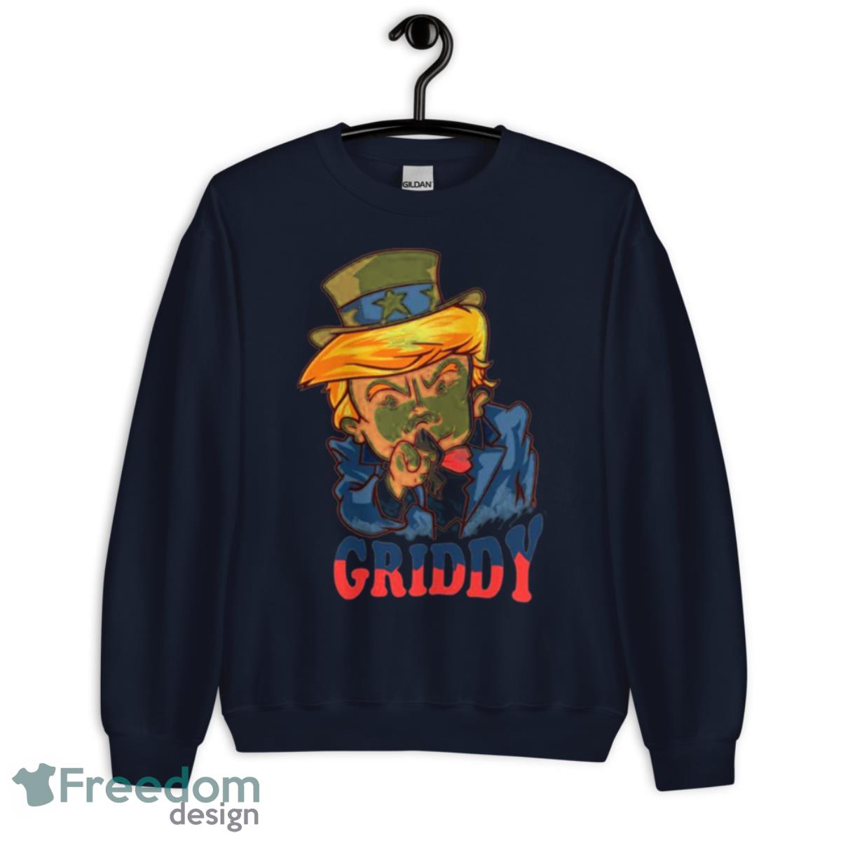 4th Of July Independence Uncle Sam Griddy Explore With Uncle Shirt - Unisex Crewneck Sweatshirt-1