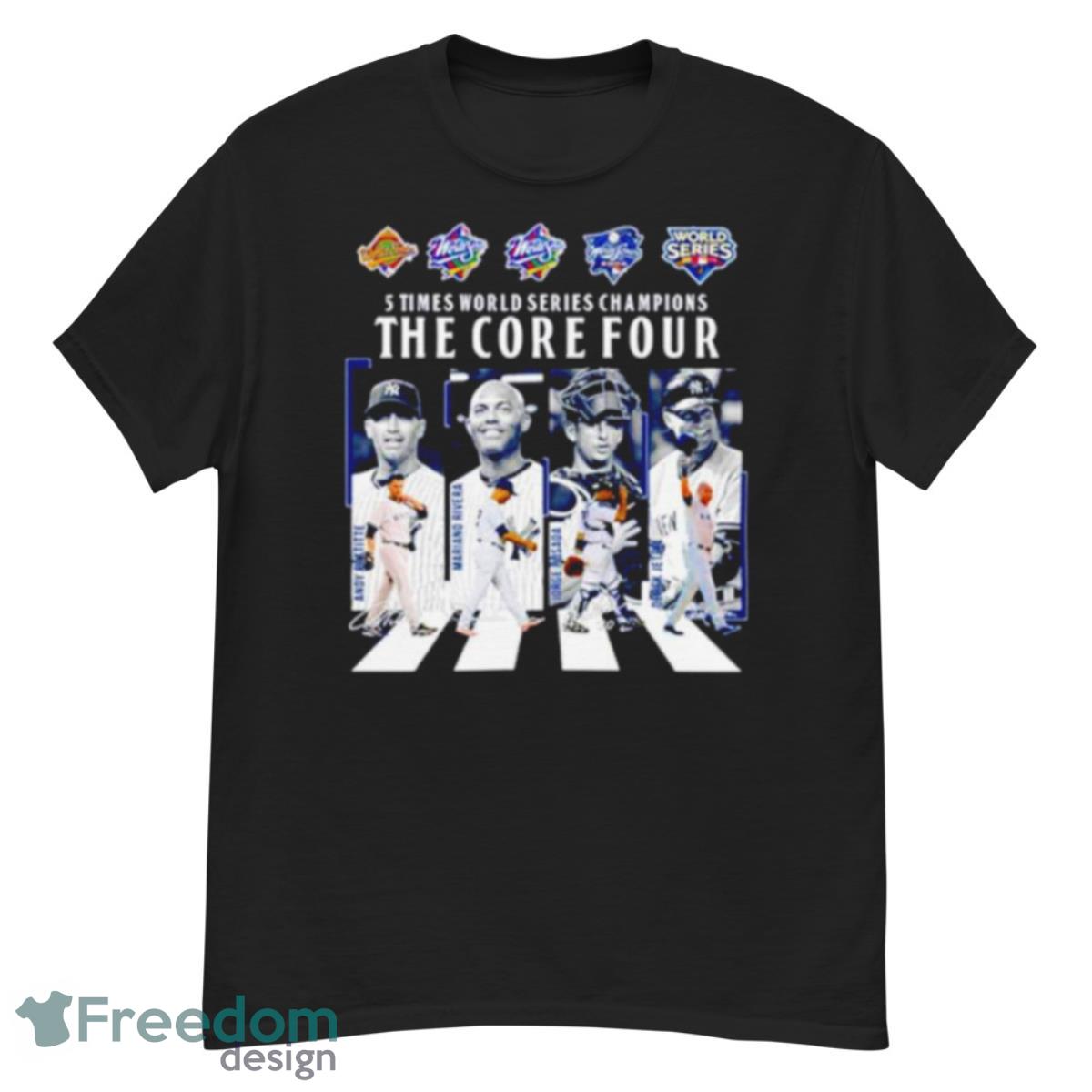 5 Times World Series Champions The Core Four Abbey Road Signatures Shirt - G500 Men’s Classic T-Shirt