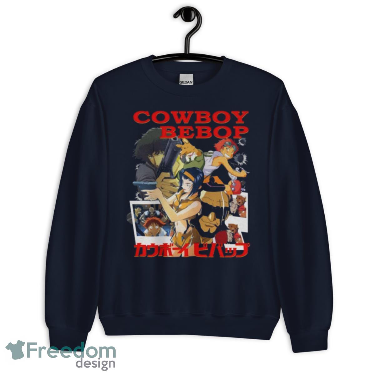 90s Cowboy Bebop Retro Anime Shirt - Unisex Crewneck Sweatshirt-1