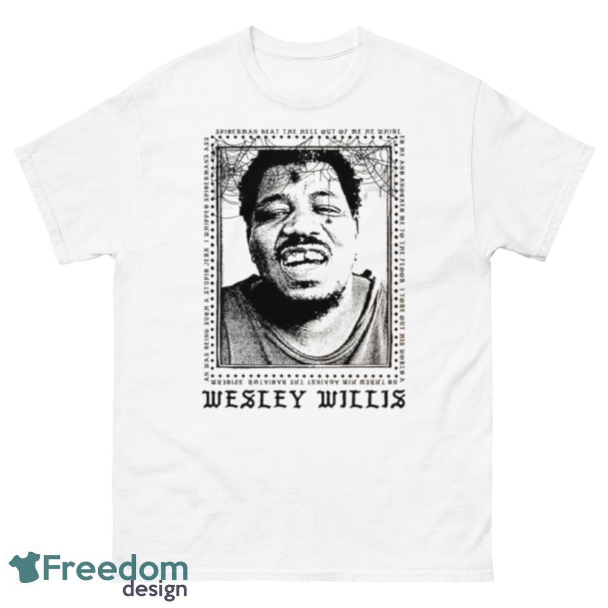 90s Style Aesthetic Wesley Willis Tribute Design Shirt - 500 Men’s Classic Tee Gildan