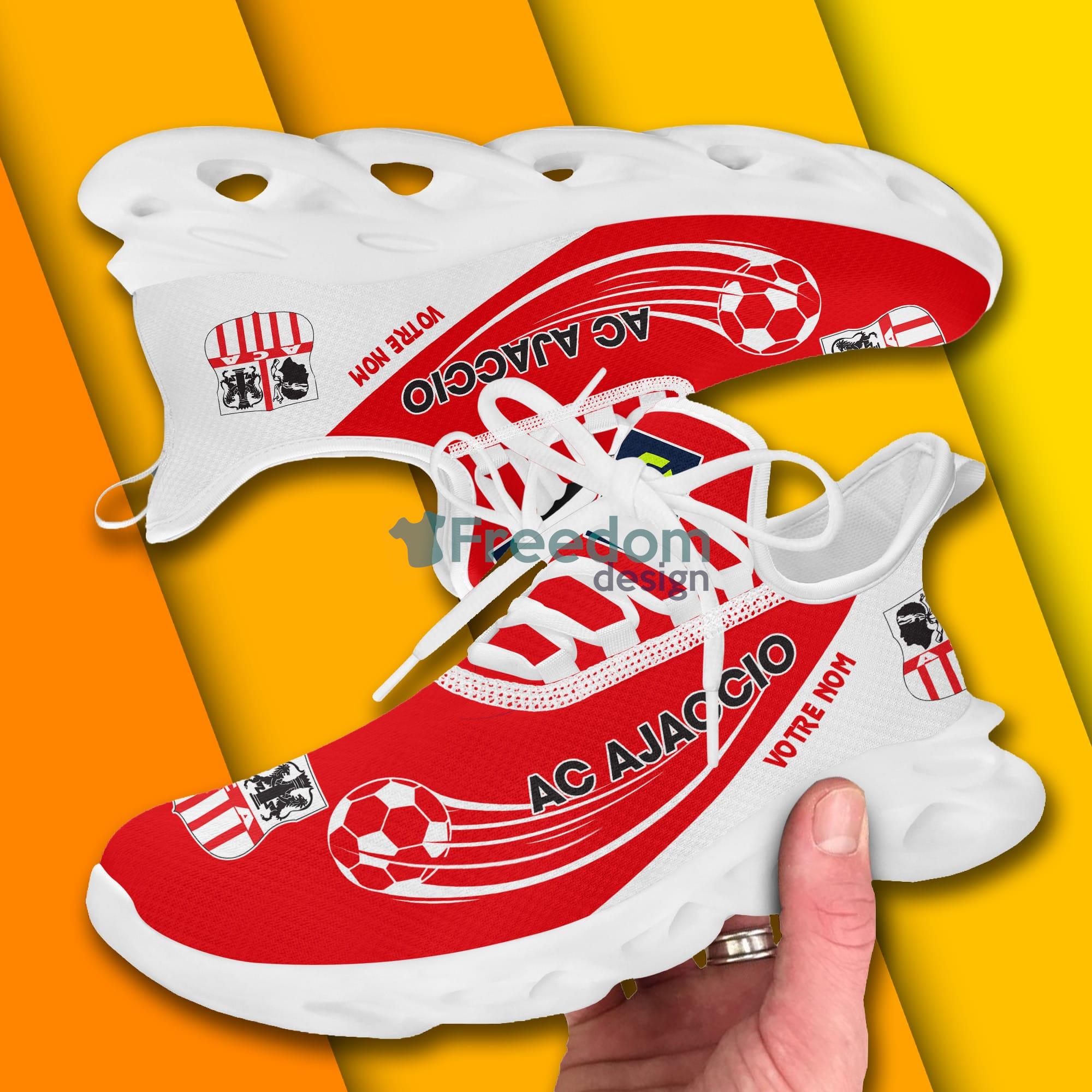 AC Ajaccio Sport Shoes Ligue 1 And Ligue 2 Custom Name Max Soul Sneakers - AC Ajaccio_5 AC Ajaccio Sport Shoes Ligue 1 And Ligue 2 Custom Name Max Soul Sneakers - AC Ajaccio_5