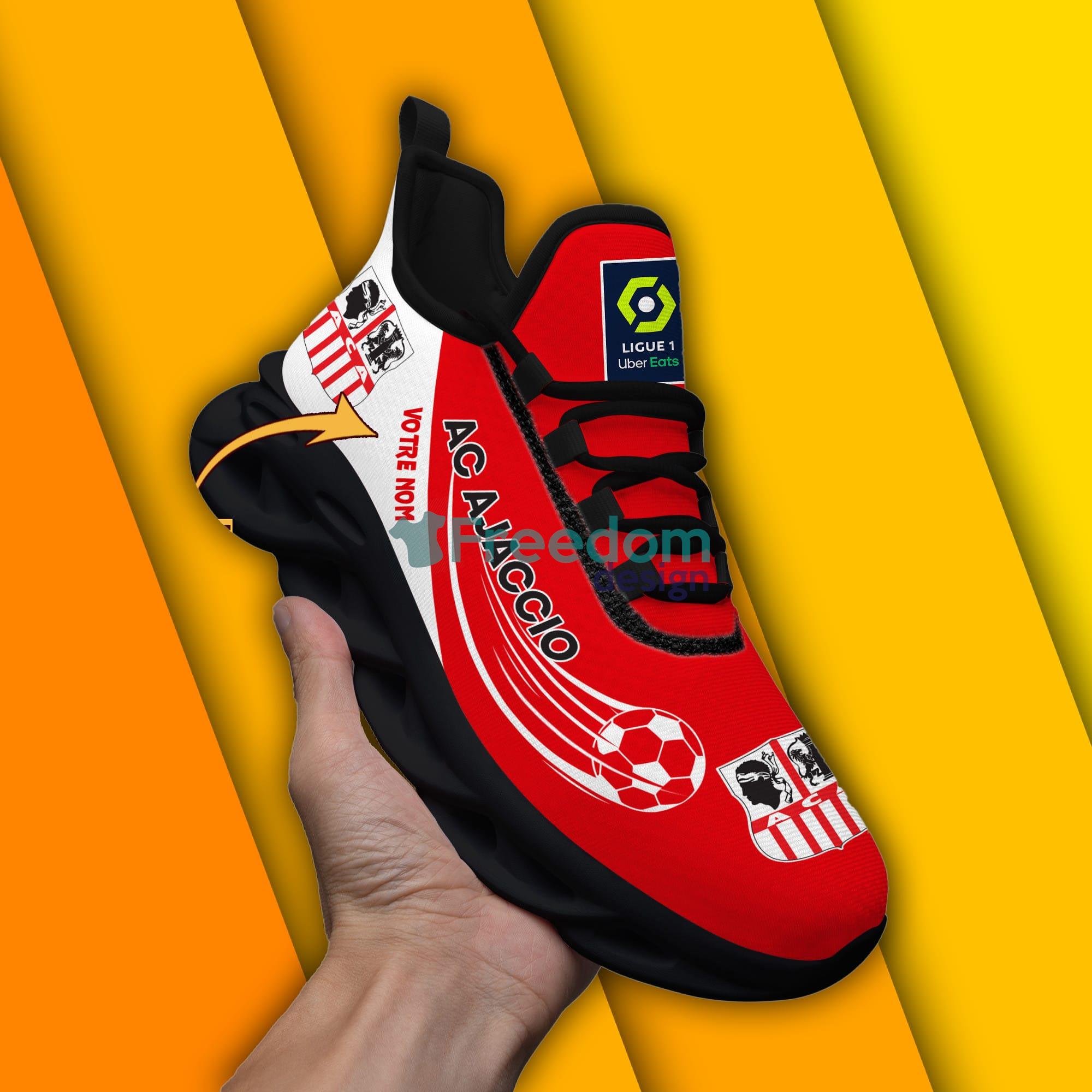 AC Ajaccio Sport Shoes Ligue 1 And Ligue 2 Custom Name Max Soul Sneakers image AC Ajaccio Sport Shoes Ligue 1 And Ligue 2 Custom Name Max Soul Sneakers - AC Ajaccio_6