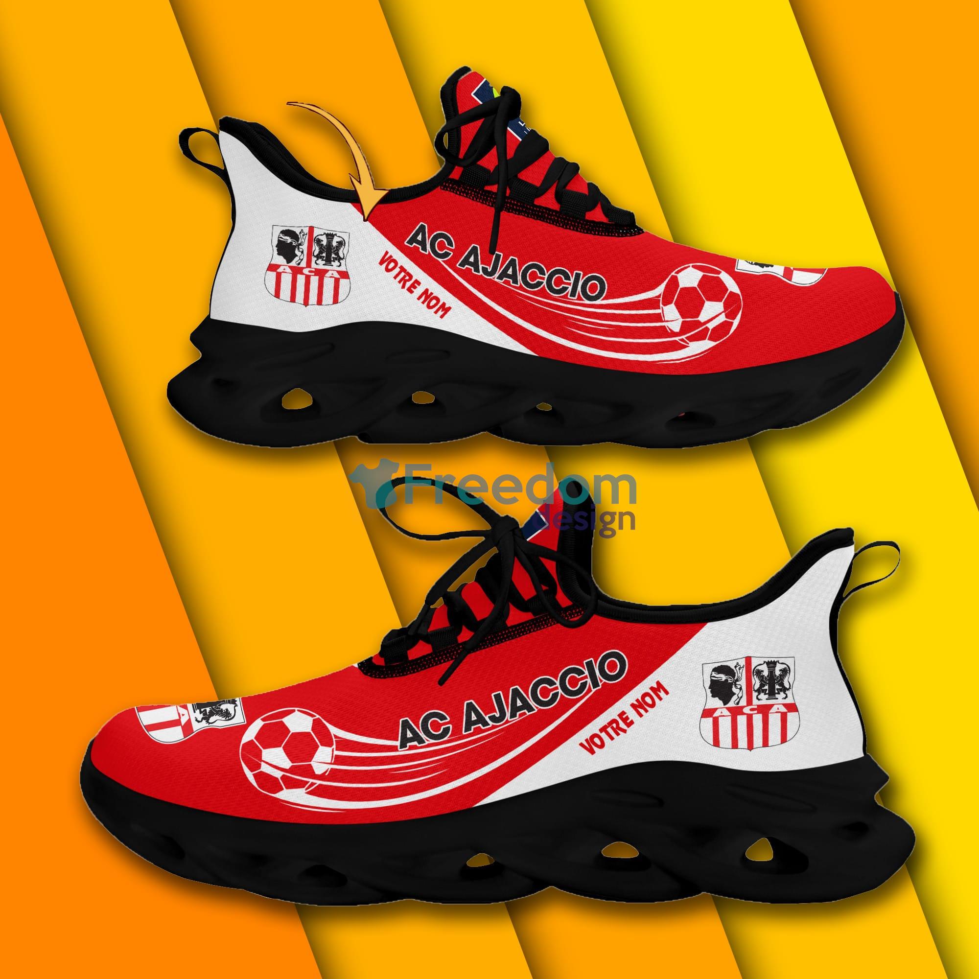 AC Ajaccio Sport Shoes Ligue 1 And Ligue 2 Custom Name Max Soul Sneakers - AC Ajaccio_7 AC Ajaccio Sport Shoes Ligue 1 And Ligue 2 Custom Name Max Soul Sneakers - AC Ajaccio_7