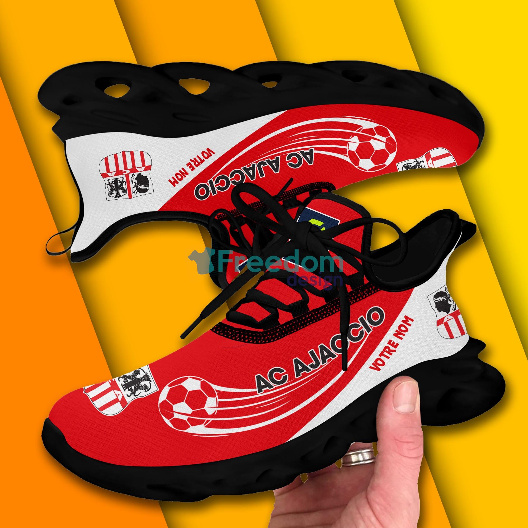 AC Ajaccio Sport Shoes Ligue 1 And Ligue 2 Custom Name Max Soul Sneakers - AC Ajaccio_8 AC Ajaccio Sport Shoes Ligue 1 And Ligue 2 Custom Name Max Soul Sneakers - AC Ajaccio_8