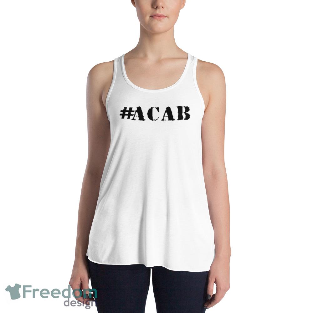 #ACAB Funny White T Shirt Gift For Men And Women - 8800 Womens Flowy Racerback Tank #ACAB Funny White T Shirt Gift For Men And Women - 8800 Womens Flowy Racerback Tank
