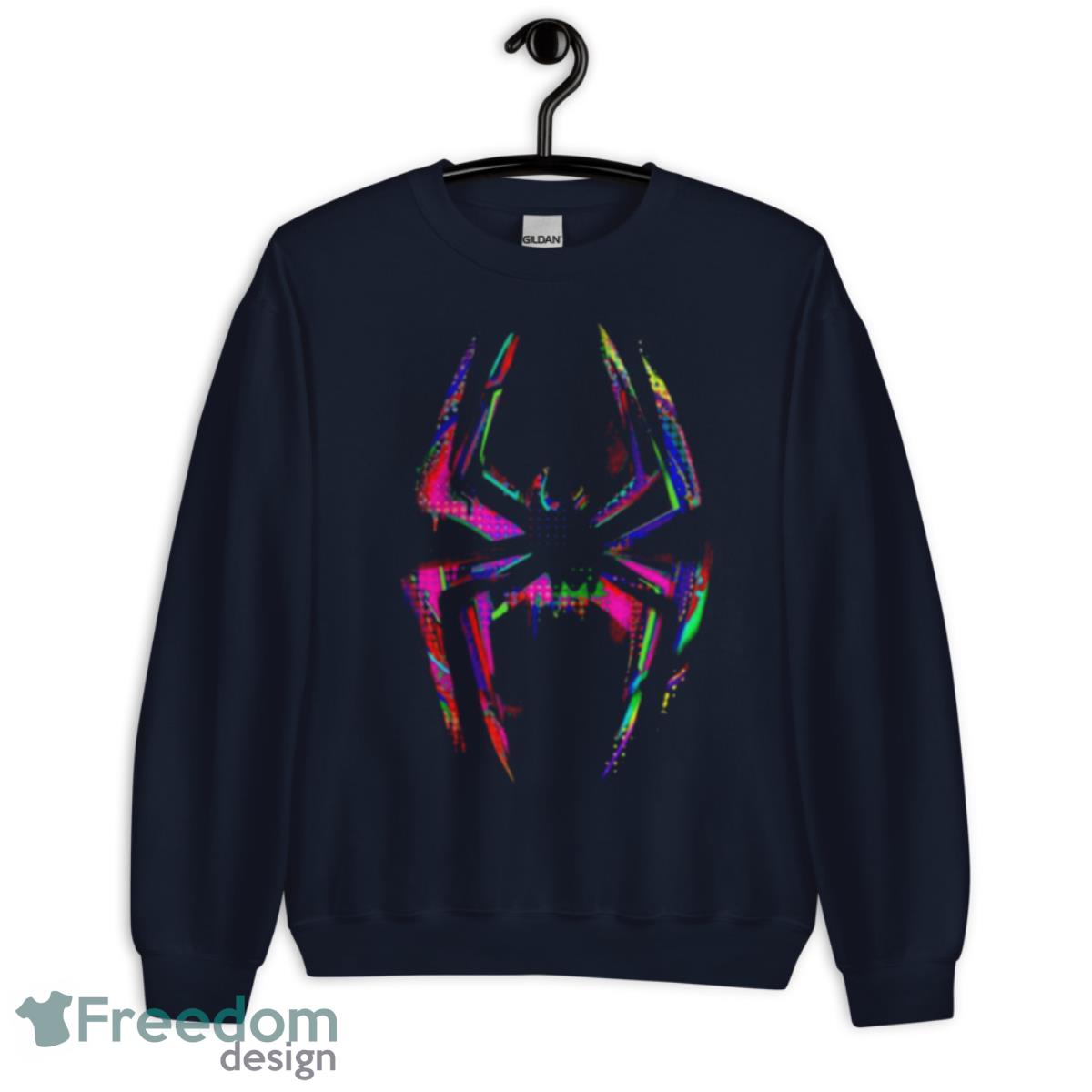 Across The Spider Verse Spiderman Cartoon Shirt - Unisex Crewneck Sweatshirt-1