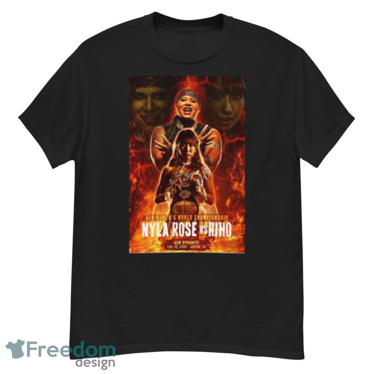 Aew Women’s World Championship Nyla Rose Vs Riho Shirt - G500 Men’s Classic T-Shirt